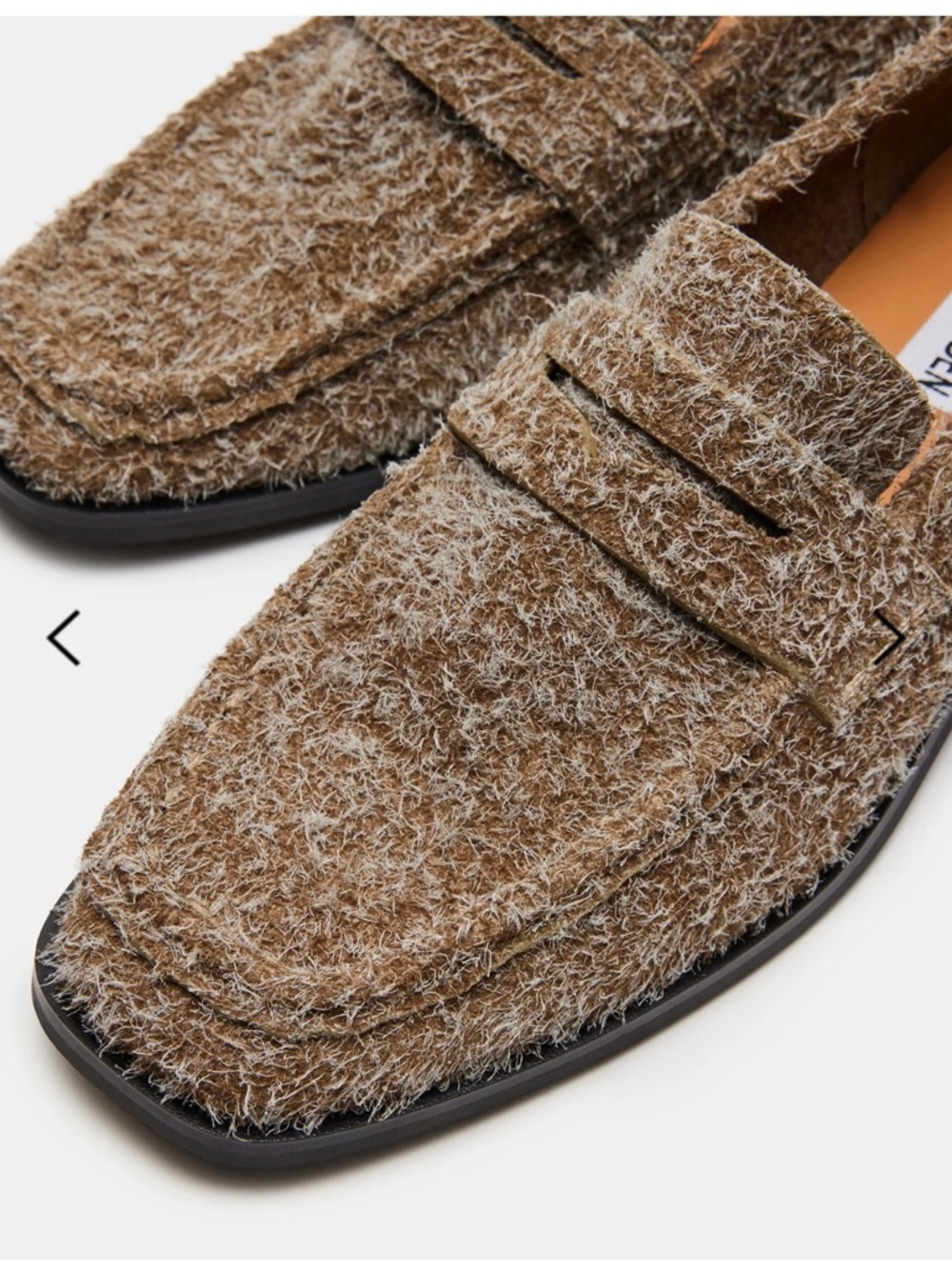 Steve Madden Women's Parlour Suede Penny Loafers in Brown